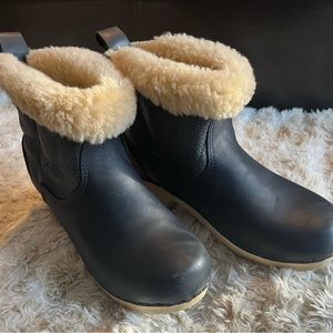 No.6 shearling clog ink aviator 40. Practically new!!